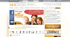 Desktop Screenshot of 123casting.com